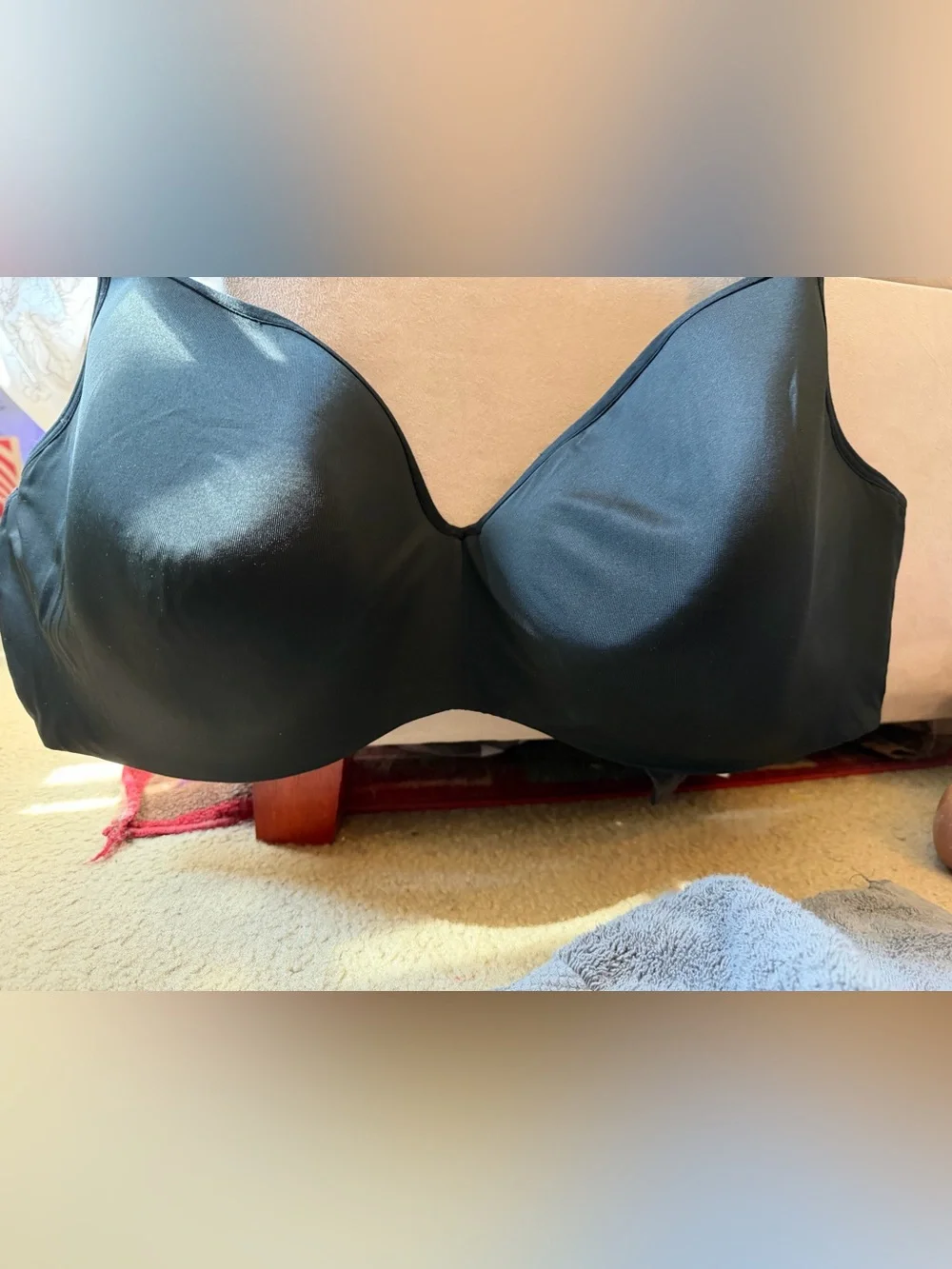 Everyday Smooth Black T-Shirt Bra 42J